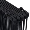 Adjustable Safety Gate 8 Panels Play Yard Metal Doorways Fireplace Fence Christmas Tree Fence Gate For House Stairs Gate Prohibited Area Fence - Black - Image 17
