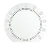 Farai - Glam Mirrored Faux Crystal Diamonds Wall Decor Mirror - Silver - Image 5