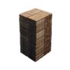 30 Piece Interlocking Deck Tiles Checker Pattern, Square Acacia Hardwood Outdoor Flooring For Patio, Bancony, Pool Side - Yellow - Image 17