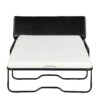 Twin Size Folding Ottoman Sleeper Bed With Mattress Convertible Guest Bed - Black - Image 18