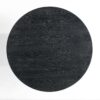 Jasper - 5 Piece Wide Contemporary Round Dining Table Set With Chairs - Black - Image 7