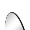 Wall Mirror Circular Mirror Metal Framed Mirror Round Vanity Mirror Dressing Mirror, For Bathroom, Living Room, Bedroom, Wall Decor - Black - Image 4