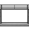 Adam - Twin Over Full Metal Bunk Bed - Black - Image 14