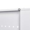 Metal Storage Cabinets, Cleaning Tool Cabinet With Locking Door, Tall Broom Tool Organizer, Large Storage Cabinet For Kitchen - Gray / White - Image 7