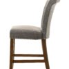 Auggie - Fabric Counter Height Chair With Nailhead Trim - Gray - Image 5