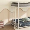 Adam - Twin Over Twin Metal Bunk Bed - White - Image 7