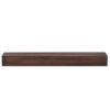 Fireplace Mantel Wooden Wall Mounted Floating Shelf 8" Deep Solid Pine Wood - Brown - Image 11