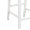 Graham - 3 Piece Small Space Counter Height Dining Table With Shelves And 2 Chairs (Set of 3) - White Finish - Image 6