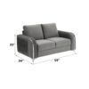 Wenona - Series 4 Pieces Living Room Set With A Coffee Table - Black / Gray - Image 20