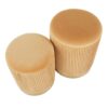 Marla - Contemporary Nesting Pleated Ottoman Set - Gold / Orange - Image 5