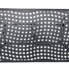 Aluminum 7 Piece Rectangular Dining Set With 6 Swivel Rockers - Cast Silver - Image 5
