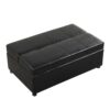 Twin Size Folding Ottoman Sleeper Bed With Mattress Convertible Guest Bed - Black - Image 10
