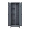 Metal Storage Cabinets, Cleaning Tool Cabinet With Locking Door, Tall Broom Tool Organizer And Storage, Large Storage Cabinet For Kitchen - Gray - Image 27
