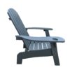 Outdoor Or Indoor Wood Adirondack Chair With An Hole To Hold Umbrella, On The Arm - Gray - Image 5