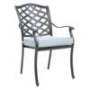 Dining Arm Chair (Set of 2) - Light Blue - Image 2