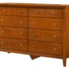 Elegant Casual Dresser - Oak - Image 2