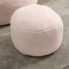 Bedding Bean Bag Sofa Chair High Pressure Foam Bean Bag Chair Adult Material With Padded Foam Padding Compressed Bean Bag With Footrest - Pink - Image 11