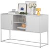 Modern Sideboard Buffet With Plenty Of Storage Space, Anti-Tilt Mechanism, Elegant Handles, Silent Magnetic Closures And Eco-Friendly Finishes For Kitchen, Dining Room, Bed Room And Living Room - White - Image 11