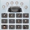 Massage Chair, Zero Gravity Shiatsu Massage Chairs Full Body And Recliner Sl-Track Massage Chair With Bluetooth Speaker, Anion, Thai Stretch, USB Charing, Heating And Foot Roller Massager - Black - Image 14