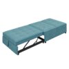 4 In 1 Sofa Bed, Chair Bed, Multi-Function Folding Ottoman Bed With Storage Pocket And USB Port For Small Room Apartment, Living Room, Bedroom, Hallway - Teal - Image 6