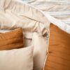 4 Piece California King Bamboo Hypoallergenic Sheet Set - Khaki - Image 2