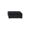 Anna - Velvet 5 Piece Sofa And Loveseat (Set of 2) - Black - Image 3