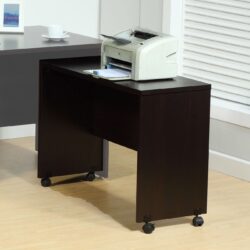 Printer Mobile Stand, Computer Desk, Home Office Desk - Red Cocoa