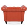 1 Seater Sofa For Living Room - Orange - Image 8