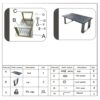 Coffee Table - Powder Pewter - Image 4