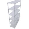 6 Tier 6000Lbs Capacity Nsf Metal Shelf Wire Shelving Unit, Heavy Duty Adjustable Storage Rack With Wheels & Shelf Liners For Commercial Grade Utility Steel Storage Rack - Chrome - Image 10