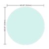 36" Round Tempered Glass Table Top Clear Glass 1 / 2" Thick Beveled Polished Edge - Transparent - Image 5