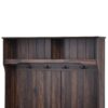 Hall Tree With 4 Hooks, Coat Hanger, Entryway Bench, Storage Bench, 3 In 1 Design, For Entrance, Hallway - Brown - Image 15