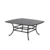 Square 8 Person 63.98" Long Dining Set With Dupione Brown Cushions - Antique Brown - Image 6