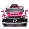 12V4A 20W*2 One Button Start, Forward And Backward, High And Low Speed, Music, Front Light, Power Display, Two Doors Can Open, 2.4G R / C, Seat Belt Four Wheel Absorber Kids Ride On Car - Pink - Image 10