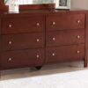 Elegant Transitional Dresser - Cherry - Image 7