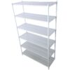 20" 6 Tier 6000Lbs Capacity Nsf Metal Shelf Wire Shelving Unit, Heavy Duty Adjustable Storage Rack With Wheels & Shelf Liners For Commercial Grade Utility Steel Storage Rack - White - Image 7