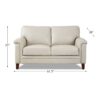 Westcott - Leather Loveseat - Beige - Image 7
