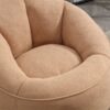 Bedding Bean Bag Sofa Chair High Pressure Foam Bean Bag Chair Adult Material With Padded Foam Padding Compressed Bean Bag With Footrest - Tan - Image 12