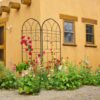 2 Pack Metal Garden Trellis Rustproof Trellis For Climbing Plant Outdoor Flower Support - Black - Image 8