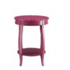 Aberta - Accent Table With 1 Layer Of Storage - Purple - Image 6