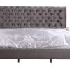 Elegant Tufted Upholstered Bed - Gray - Image 3
