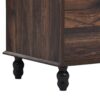 Hall Tree With 4 Hooks, Coat Hanger, Entryway Bench, Storage Bench, 3 In 1 Design, For Entrance, Hallway - Brown - Image 14
