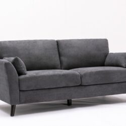 Damian - Woven Fabric Sofa - Gray