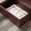 5 Drawer Bedroom Dresser, Home Chest Cabinet With Cut - Out Handles - Mahogany - Image 2