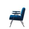 Cloth Leisure - Metal Frame Recliner, For Living Room And Bedroom - Blue - Image 14