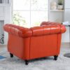 1 Seater Sofa For Living Room - Orange - Image 3
