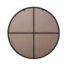 Wall Mirror Circular Mirror Metal Framed Mirror Round Vanity Mirror Dressing Mirror, For Bathroom, Living Room, Bedroom Wall Decor - Black - Image 4