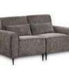 Valentina - Chenille Sofa Loveseat Chair Living Room (Set of 3) - Gray - Image 2