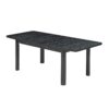 Topmax - Rustic Extendable Dining Table Set With Removable Leaf, 6 Upholstered Armless Dining Chairs And 2 Padded Arm Chairs, 9 Pieces - Black - Image 14