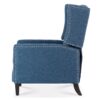 Manual Wing Chair Recliner - Blue - Image 10